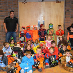 Halloween with the Chief & Daycare kids 2015